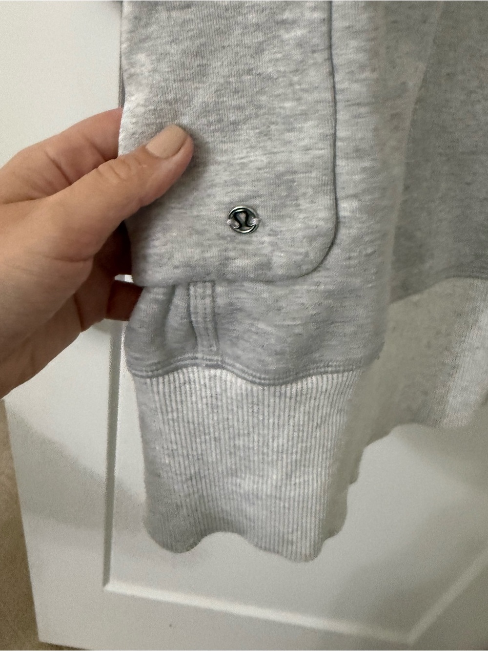 lululemon athletica Gray Hooded Open-Front Cardigan - Picture 2 of 3